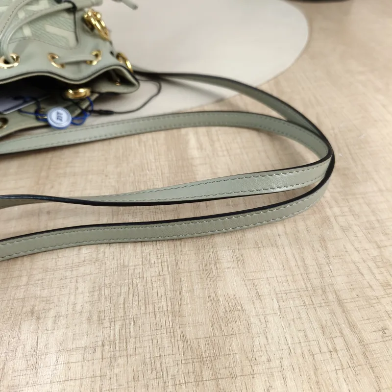 FENDI Crossbody Bag Mon Tresor Bucket Bag Green Canvas Mini 12 × 10 × 18 cm — detail view 11 of 11