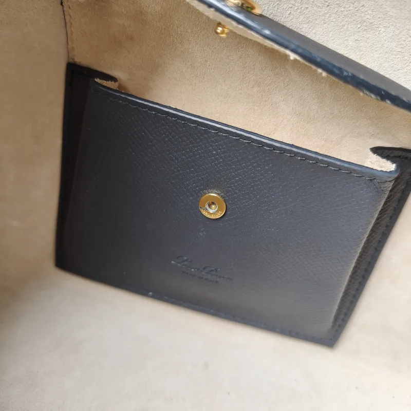 Loro Piana Crossbody Bag Extra Bag L27 Grey Calfskin One Size 27 × 10 × 16 cm — detail view 11 of 14