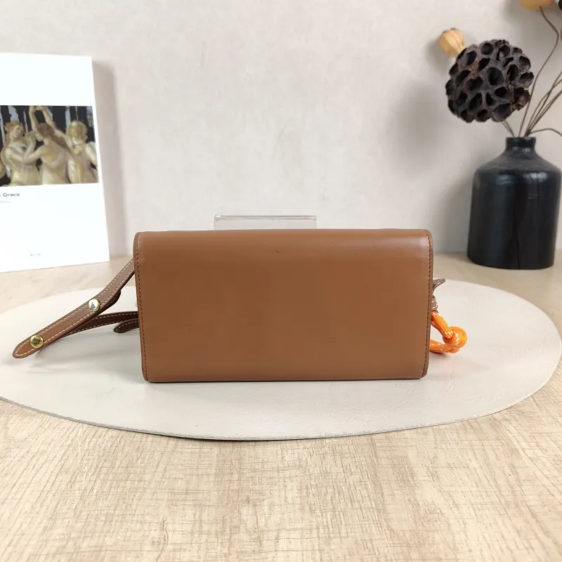 Miumiu Crossbody Bag Walletwoc Caramel Calfskin One Size 19 × 2 × 10 cm — cover view 4 of 5