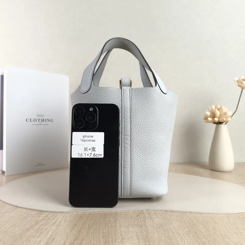 Hermès Top Handle Bag Picotin Lock 18 1808 Taurillon Clemence TC Calfskin Small18 × 13 × 18 cm — cover view 5 of 5