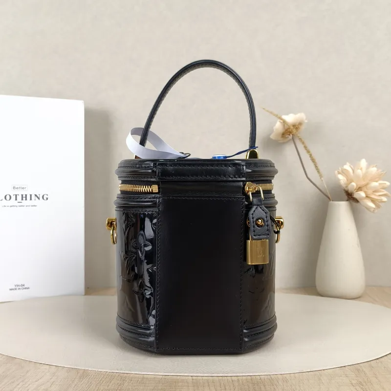 Louis Vuitton Crossbody Bag Cannes Black Patent Leathermini15 × 15 × 17 cm — cover view 5 of 8