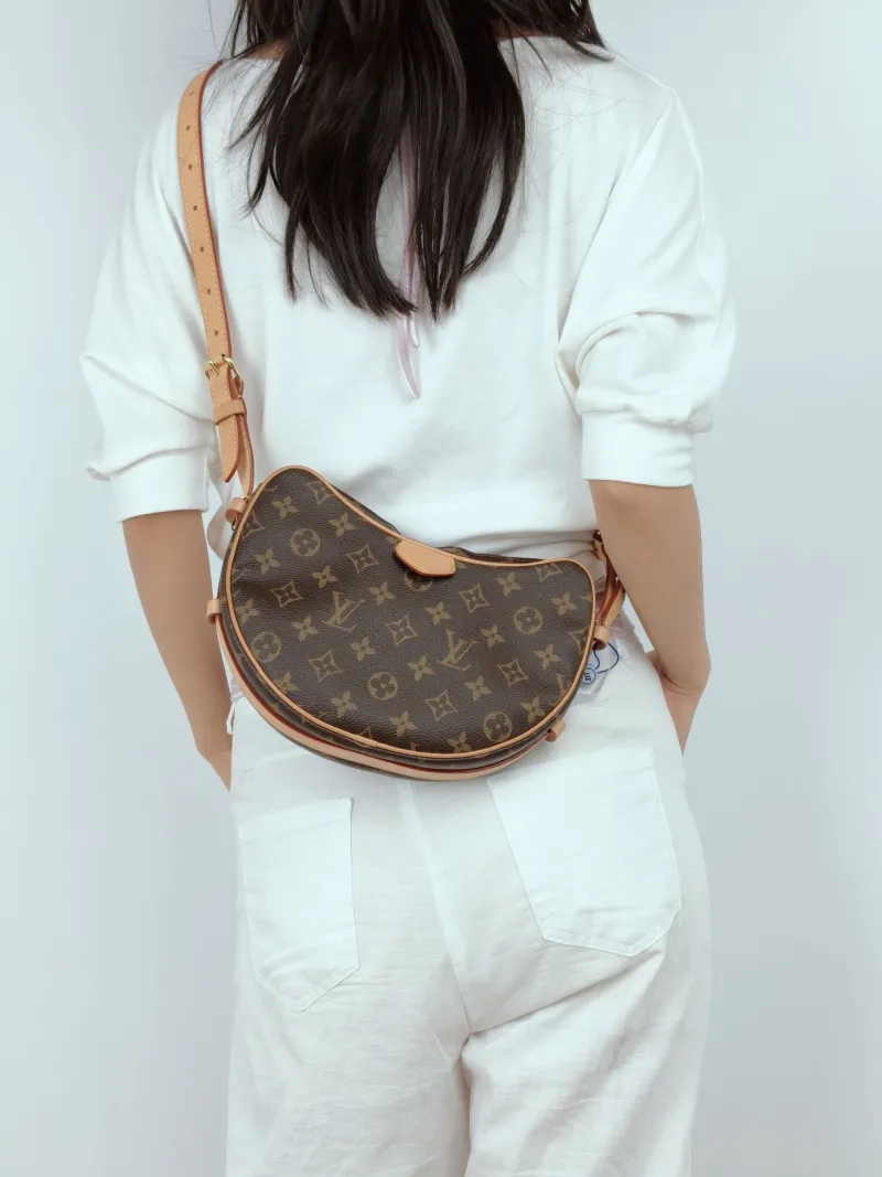 Louis Vuitton Shoulder Bag Croissant Monogram PVC Medium25 × 5 × 15 cm — on-model view 1 of 3