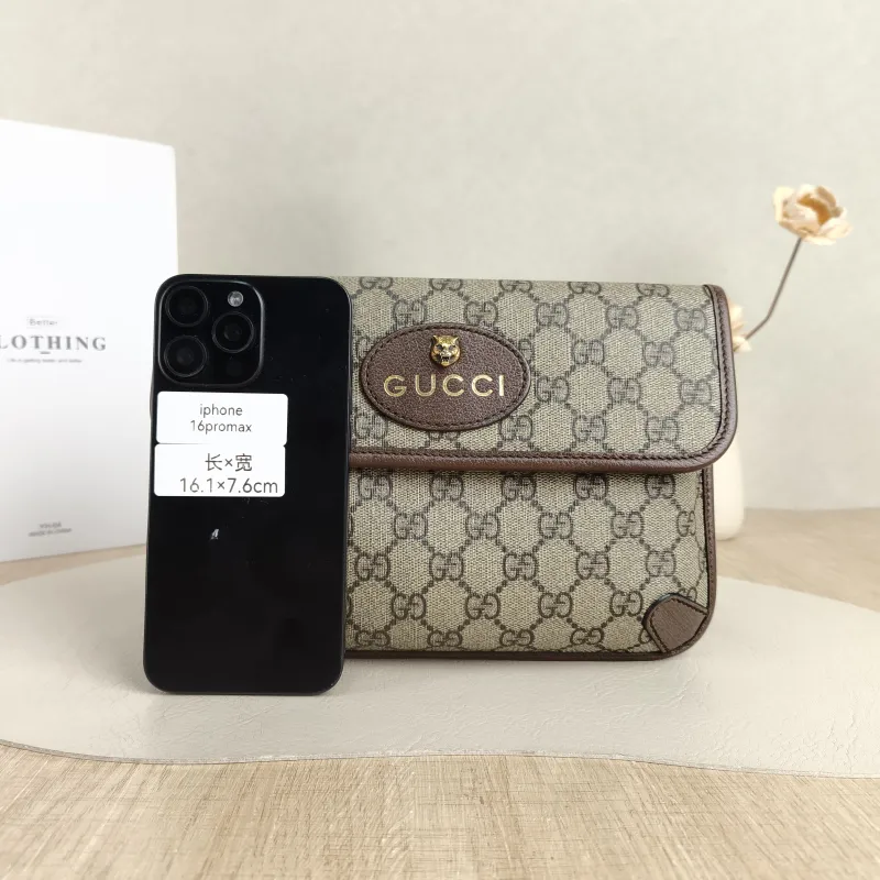 GUCCI Crossbody Bag Neo Vintage Belt Bag Monogram PVC Medium24 × 4 × 17 cm — cover view 2 of 5