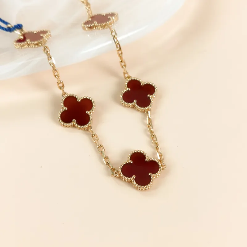 Van Cleef & Arpels Bracelet Alhambra Alhambra Collection Five-Motif Bracelet 18KY ellow Gold Vintage Small20cm — cover view 2 of 6