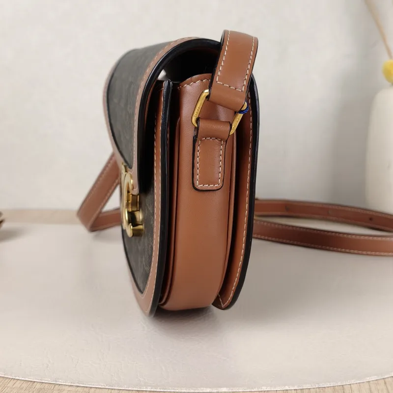 CELINE Crossbody Bag TEEN BESACE TRIOMPHE Monogram PVC Small18.5 × 6 × 16 cm — detail view 9 of 12