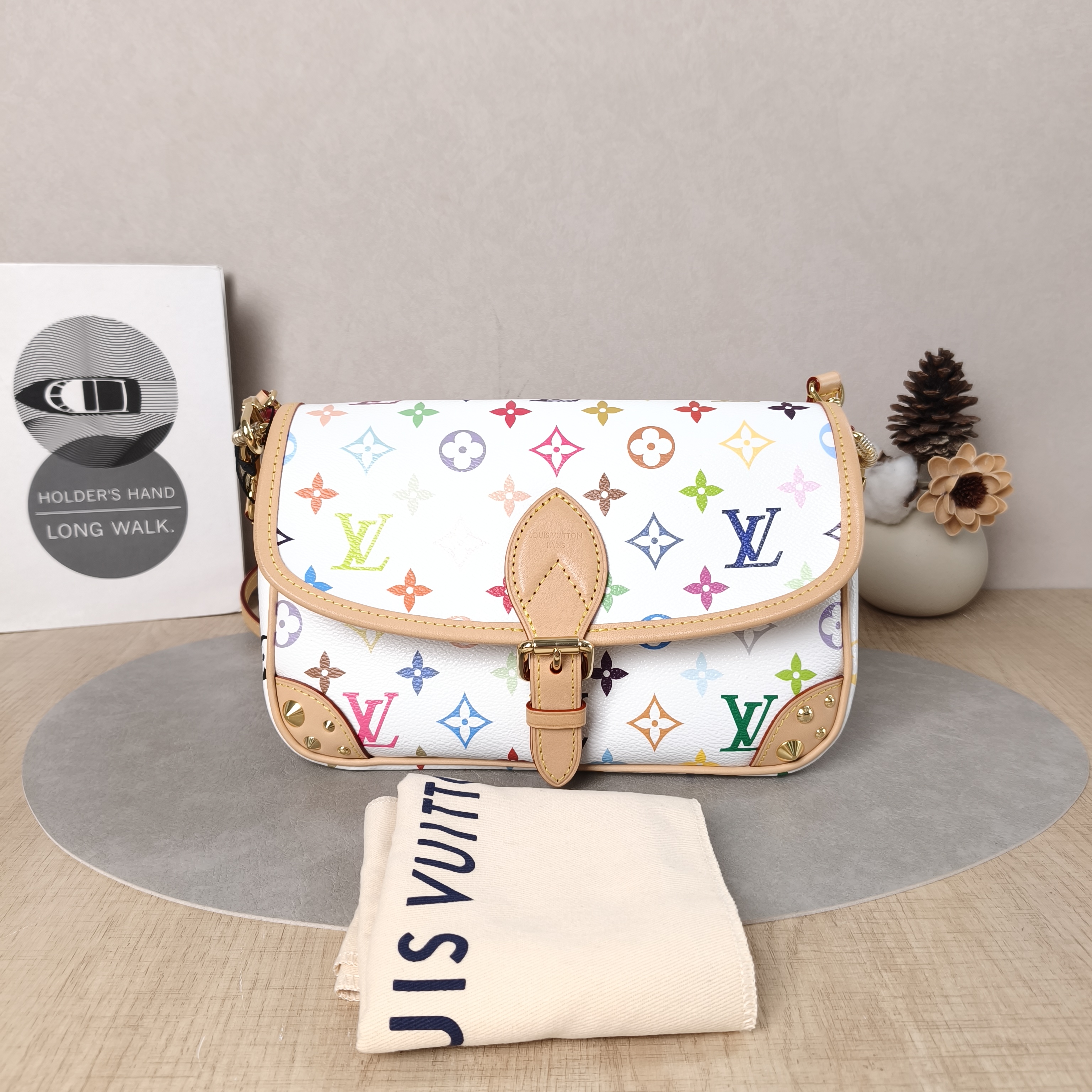 Louis Vuitton Crossbody Bag Diane Baguette Bag Multicolore PVC Small24 × 9 × 15 cm — cover view 5 of 6