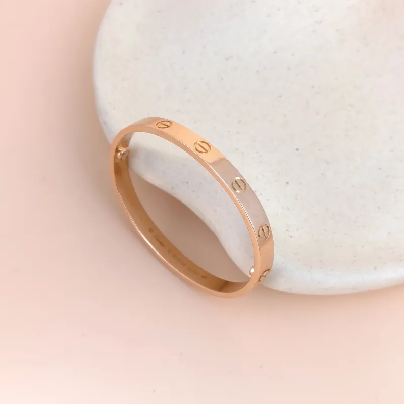 CARTIER Bangle Love Collection Bangle Rose Gold 18KR ose Gold Edition 16 — cover view 2 of 7