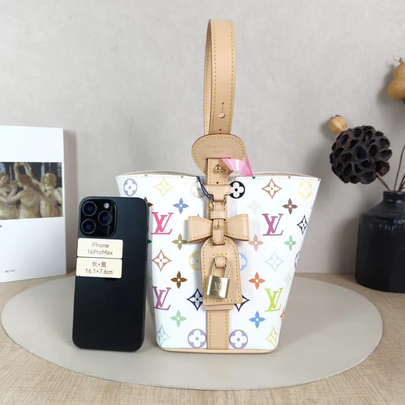 Louis Vuitton Top Handle Bag ALL IN BB Multicolore PVC BB 16 × 12 × 18 cm — cover view 6 of 6