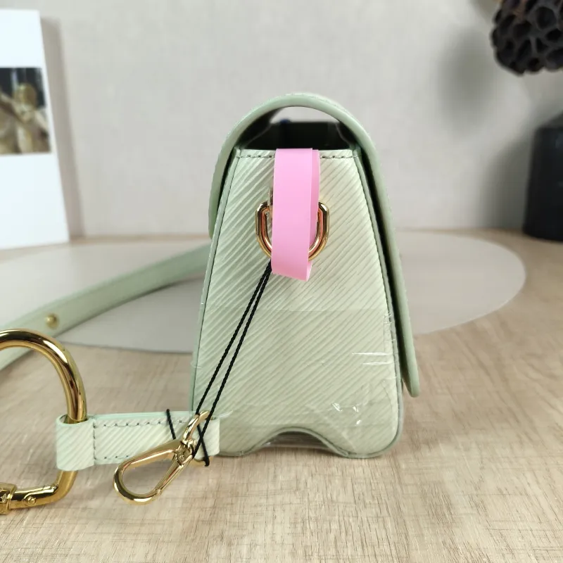 Louis Vuitton Crossbody Bag Twist Green Calfskin Small 19 × 9 × 15 cm — detail view 12 of 12