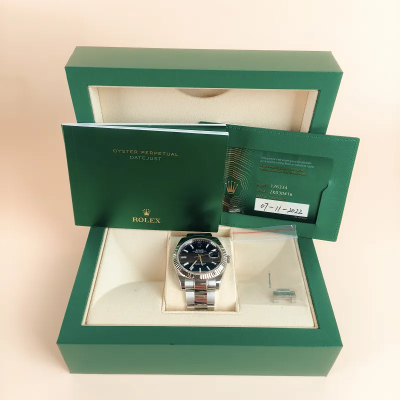 Rolex Watch Watch Blue One Size 41 — cover view 8 of 8