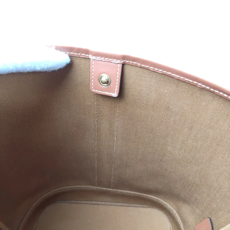 CELINE Crossbody Bag Triomphe Bucket Bag Monogram PVC Small22 × 13 × 26 cm — detail view 2 of 14