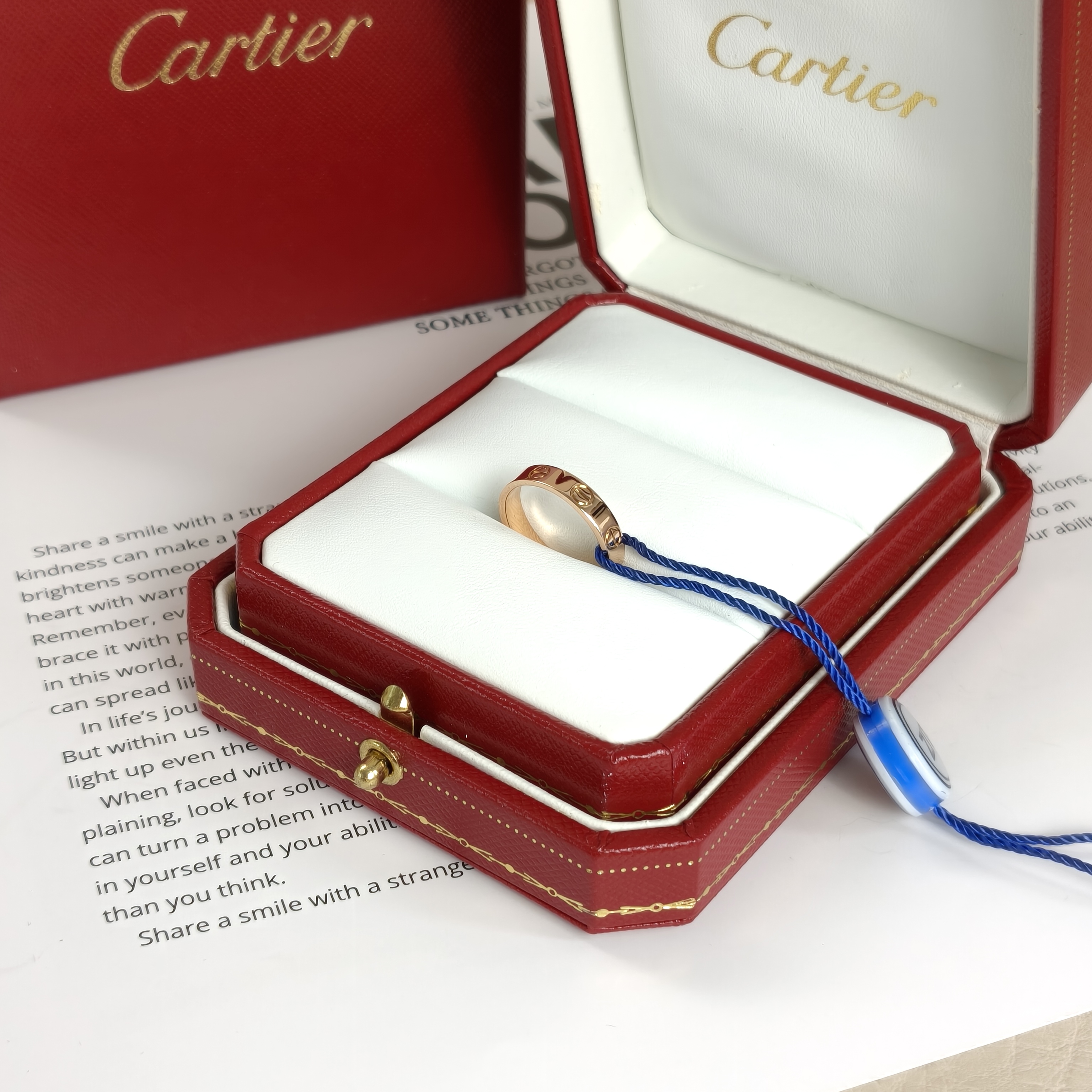 CARTIER Ring Love Collection Ring Rose Gold 18KR ose Gold3.6 Small49 — cover view 9 of 11