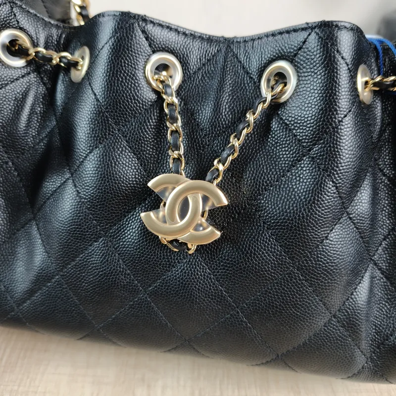 Chanel Shoulder Bag 25Bag Black Grained Calfskin Mini 20 × 12.5 × 22 cm — detail view 2 of 13