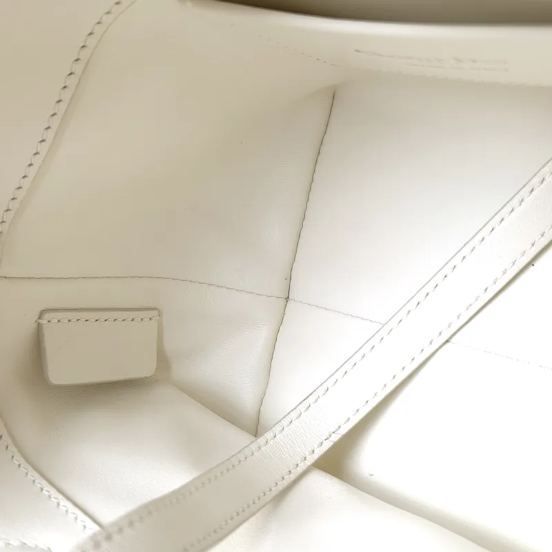 DIOR Top Handle Bag TOUJOURS Edition White Gold Calfskin Mini 13 × 12 × 15 cm — detail view 10 of 10