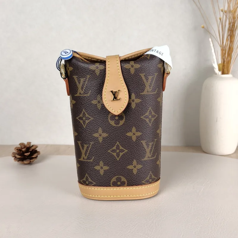 Louis Vuitton Crossbody Bag Fold Me Monogram PVC14.5 × 6.5 × 18 cm