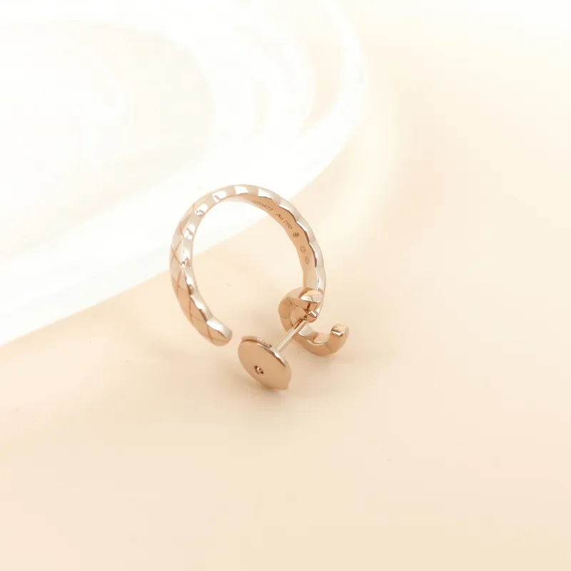 Chanel Jewelry · COCO CRUSH Earrings Rose Gold 18KR ose Gold One Size — cover view 7 of 8