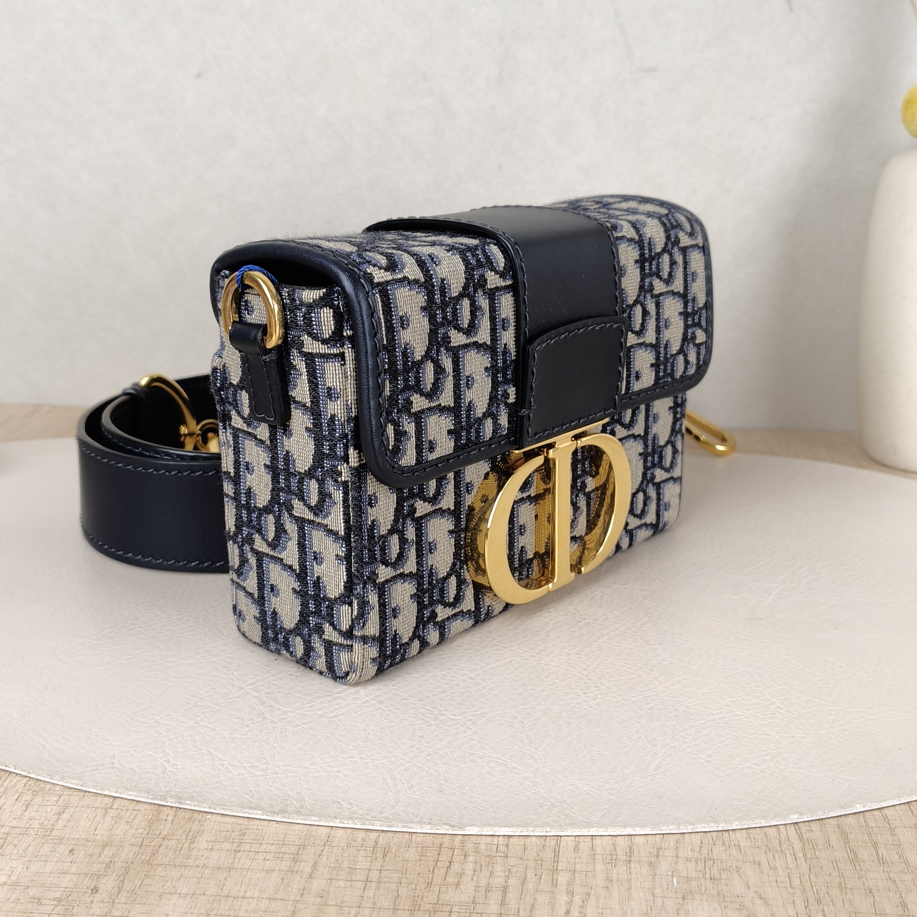 DIOR Crossbody Bag30Montaigne 30 Box Box Blue Canvasmini17.5 × 5 × 11.5 cm — cover view 5 of 5