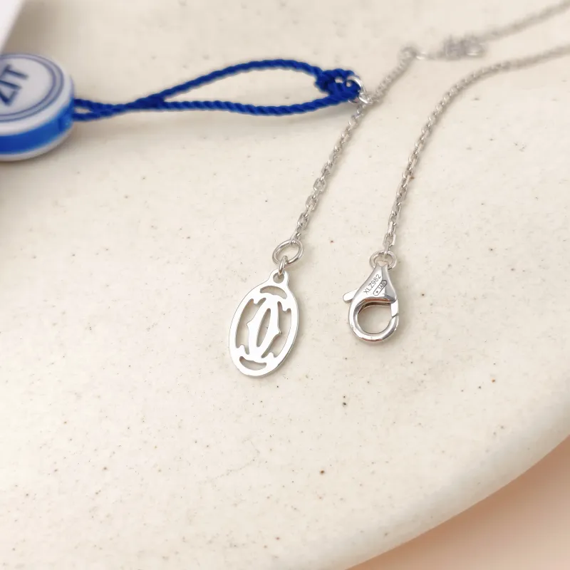 CARTIER Necklace d'Amour Necklace White Gold 18KW hite Gold Diamond Large 40cm — cover view 7 of 10