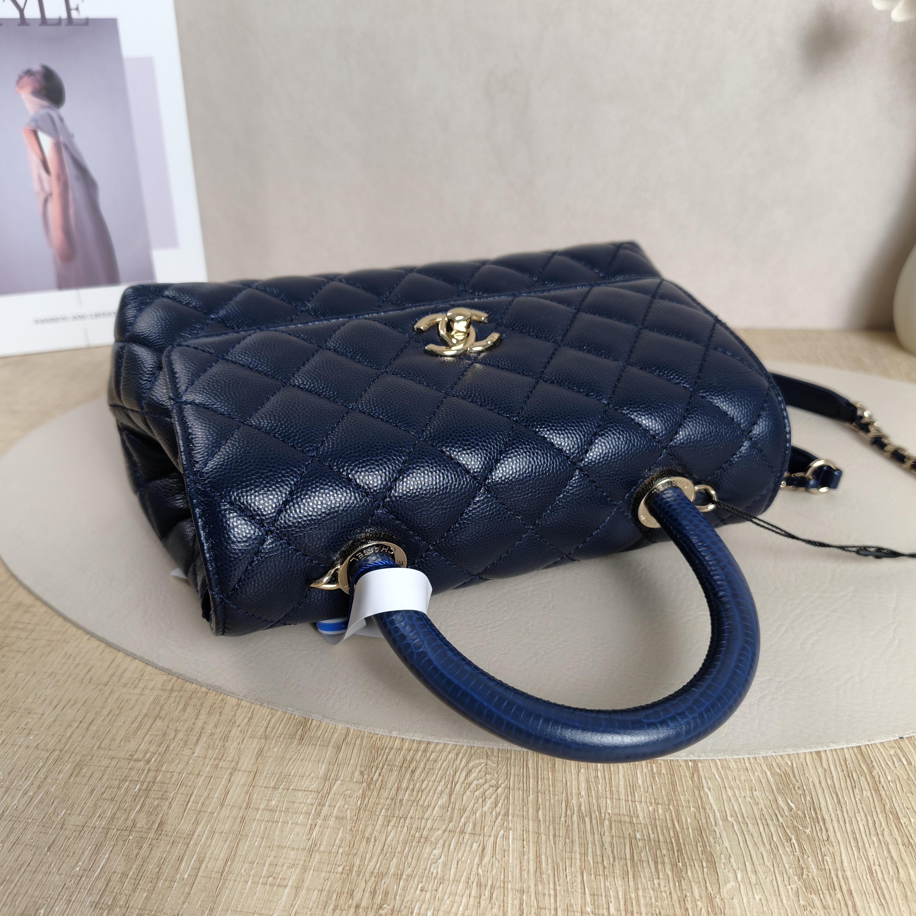 Chanel Top Handle Bag Coco Handle Grained Calfskin Small24 × 10 × 14 cm — cover view 10 of 12
