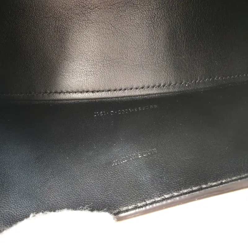 BALENCIAGA Crossbody Bag Hourglass Hourglass Bag Black CC alfskinmini19 × 8 × 13 cm — detail view 4 of 14