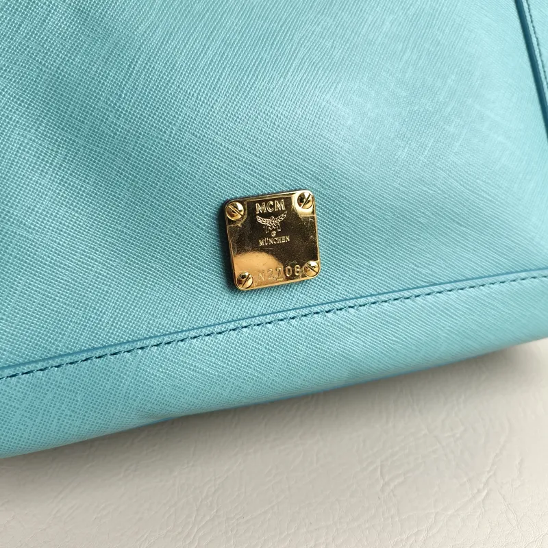 MCM Shoulder Bag Tote Bag Calfskin 25.5 × 11 × 17 cm — detail view 1 of 12