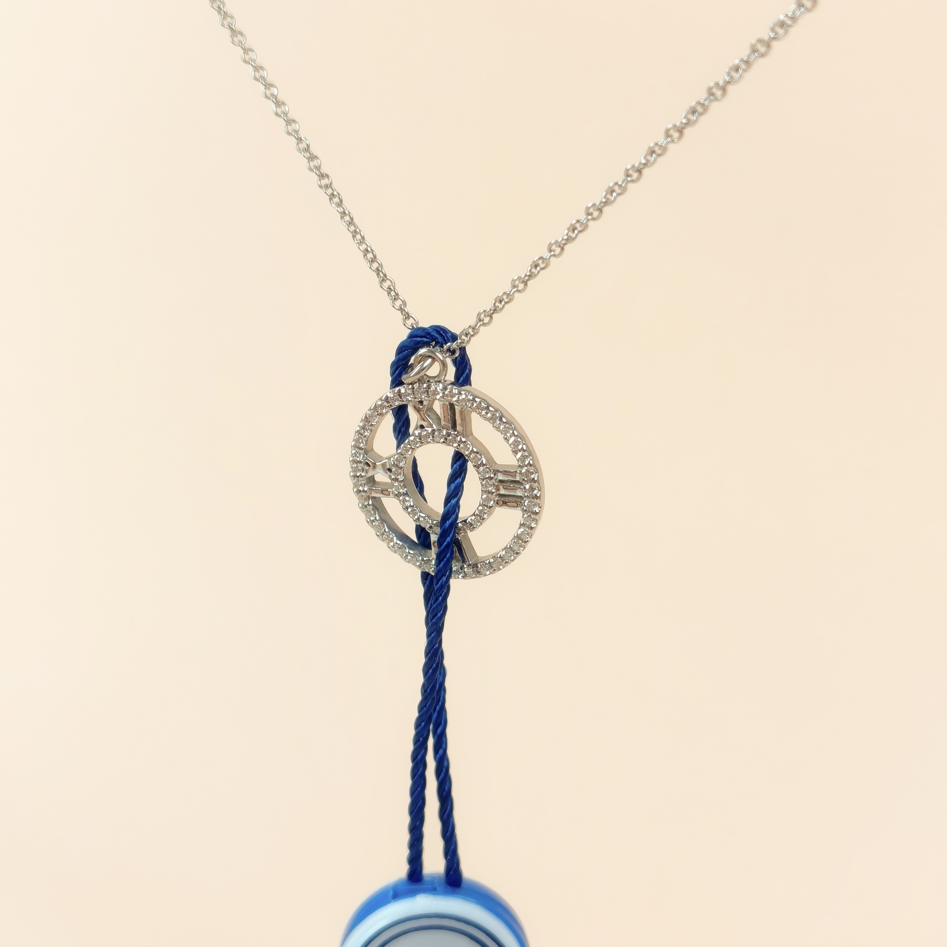 Tiffany&Co. Necklace Atlas White Gold 18KW hite Gold Diamond One Size41.5cm โ cover view 6 of 9