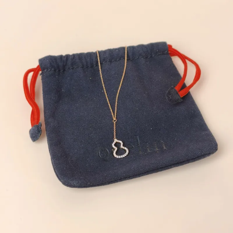 Qeelin Necklace Wulu Collection Necklace Rose Gold Diamond18KR ose Gold One Size 39cm — cover view 8 of 8