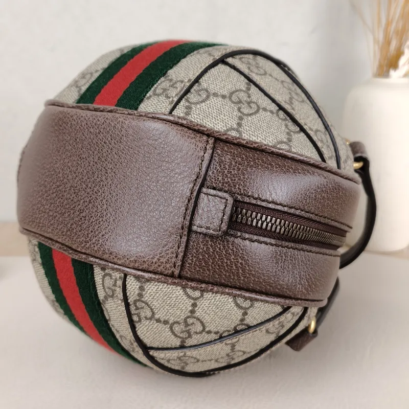 GUCCI Top Handle Bag Ophidia Top Handle Bag Monogram PVC Mini 16 × 16 × 16 cm — detail view 12 of 12