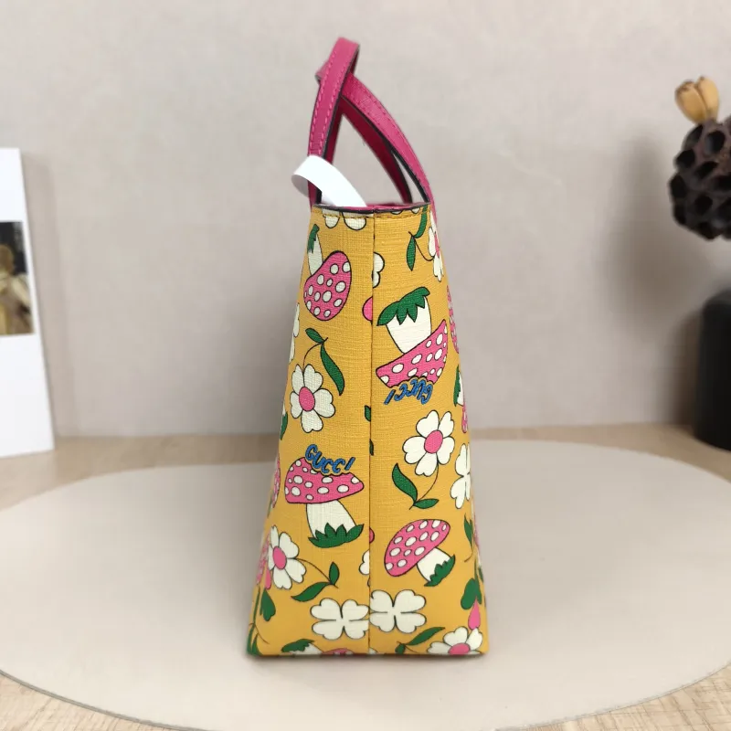 GUCCI Top Handle Bag tote Yellow PVC One Size20 × 10 × 20 cm — detail view 7 of 12