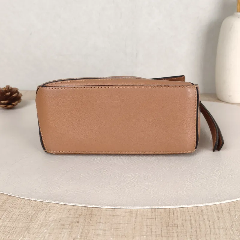 LOEWE Crossbody Bag Puzzle Caramel CC alfskin Mini 18 × 8 × 12.5 cm — cover view 3 of 5