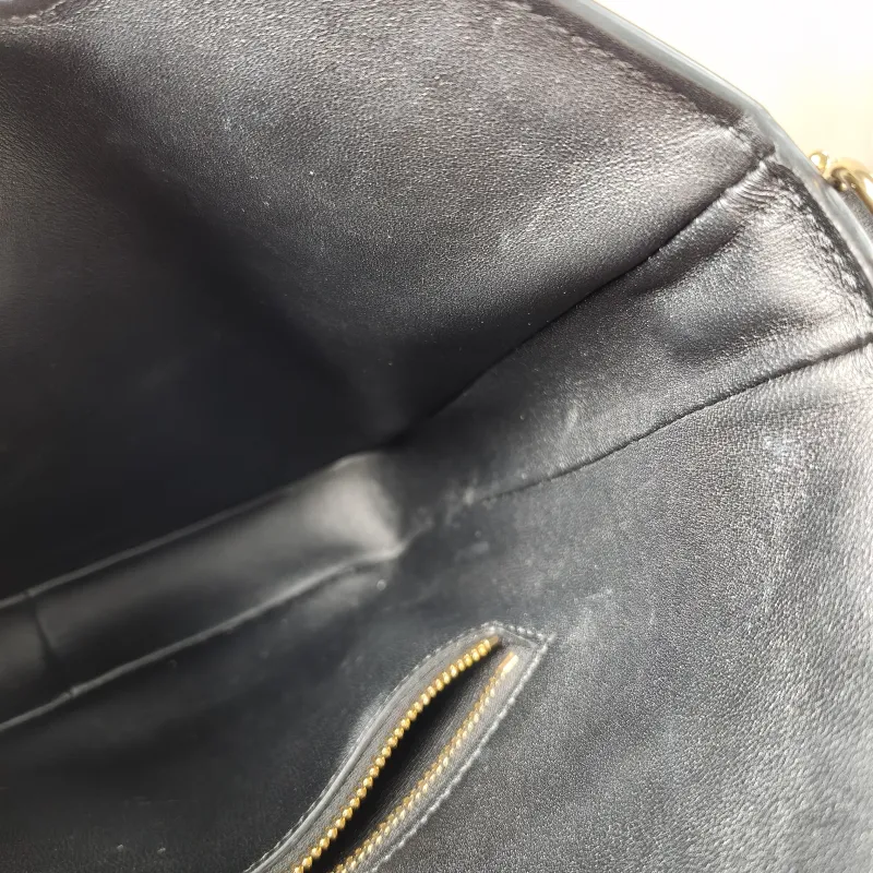 CELINE Shoulder Bag CAMILLE 16 SOFT Shoulder Bag Black Calfskin Small 24.5 × 5 × 21.5 cm — detail view 5 of 14