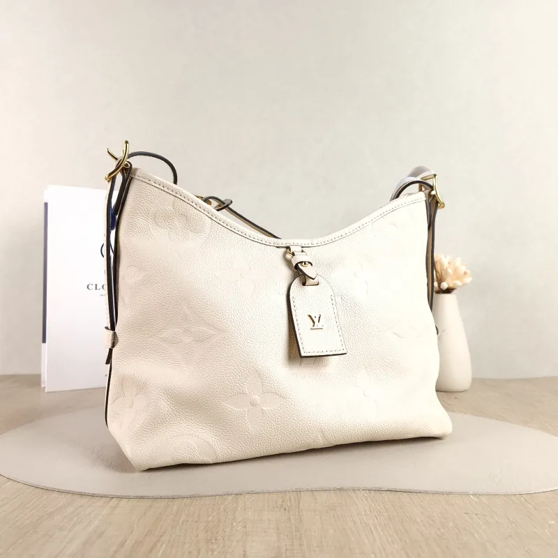 Louis Vuitton Crossbody Bag Carryall White Calfskin Small 29.5 × 12 × 24 cm — cover view 5 of 5