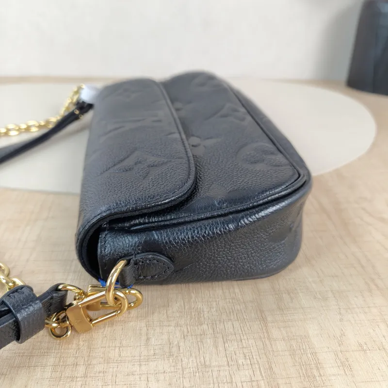 Louis Vuitton Crossbody Bag IVY Black Empreinte Embossed Calfskin Small23.5 × 4.3 × 12 cm — detail view 7 of 12