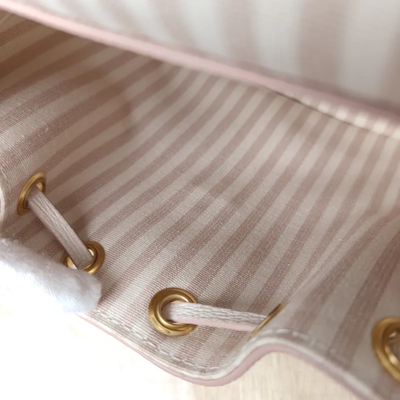 Louis Vuitton Backpack NANO NOÉ Backpack Beige Calfskin nano 15 × 10 × 19 cm — detail view 10 of 12