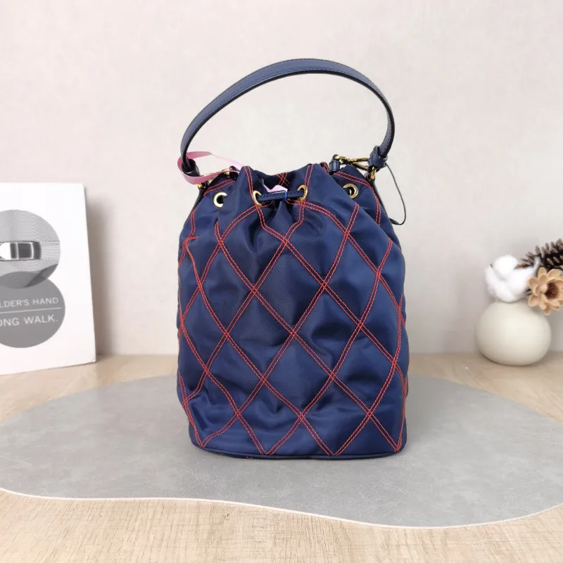 PRADA Shoulder Bag Bucket Bag Nylon One Size 18 × 12 × 23 cm — cover view 3 of 5