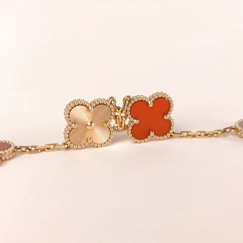 Van Cleef & Arpels Bracelet Alhambra Alhambra Collection Five-Motif Bracelet 18KR ose Gold Vintage Small 15.5cm 3.5cm — cover view 6 of 10
