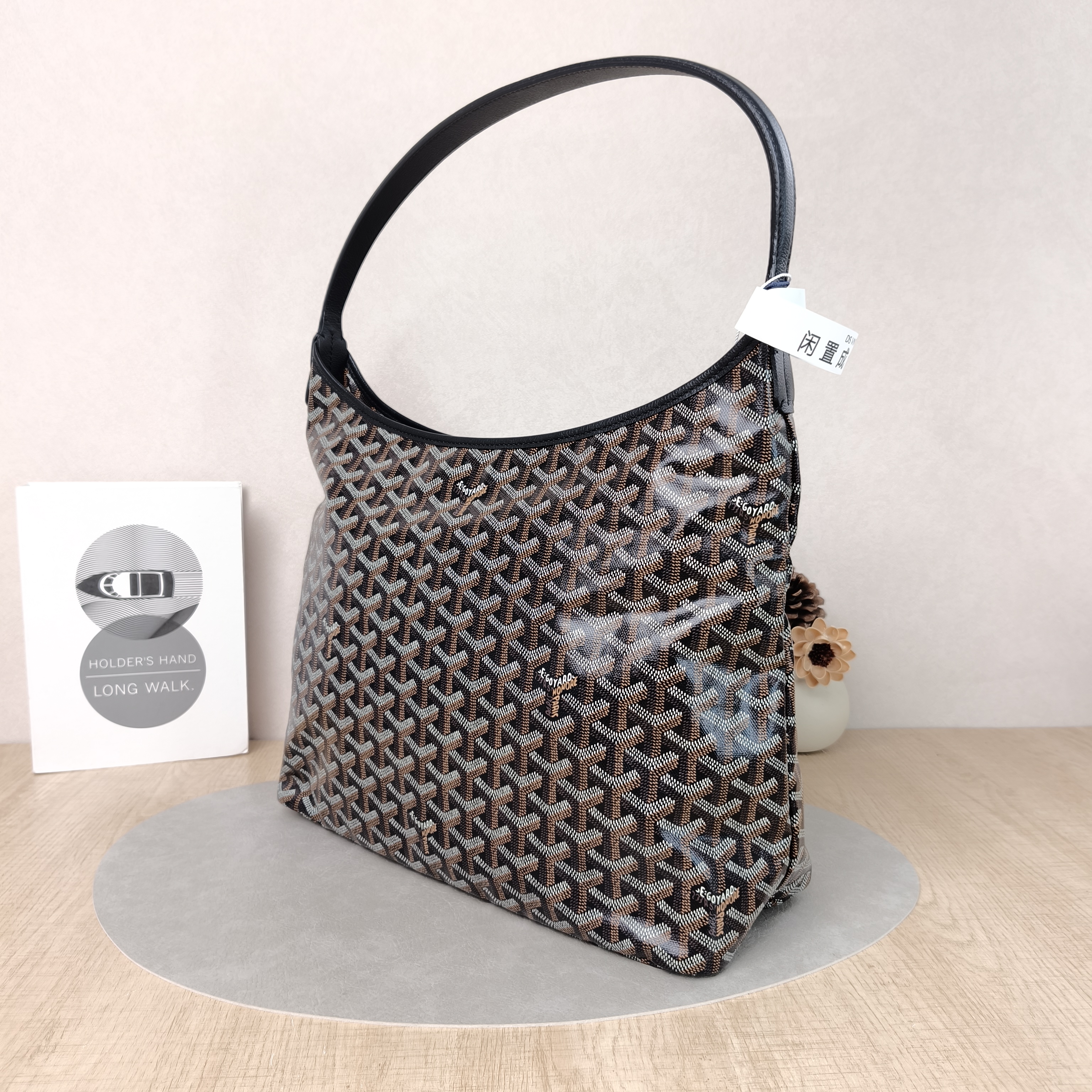 GOYARD Shoulder Bag Boheme HoboBlack ine Canvas34 × 14 × 27 cm — cover view 5 of 5