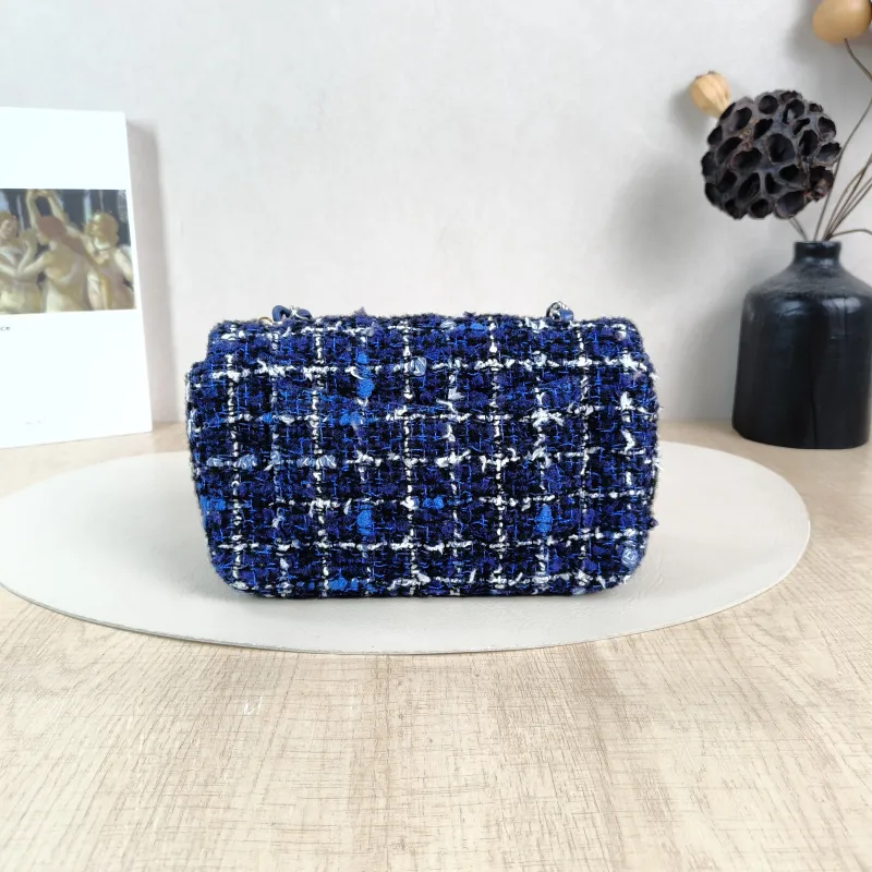 Chanel Crossbody Bag Classic Flap Large Mini CF Mini Blue mini 20 × 6 × 12 cm — cover view 6 of 6