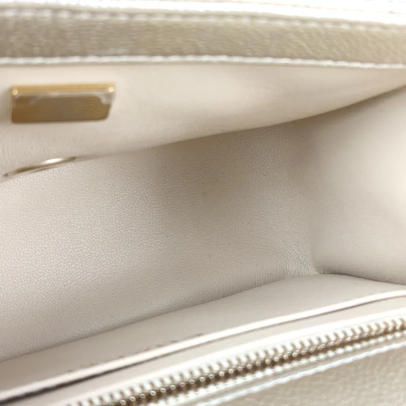 Chanel Crossbody Bag c Gold Grained Calfskin Mini 17 × 7 × 13.5 cm — detail view 15 of 15