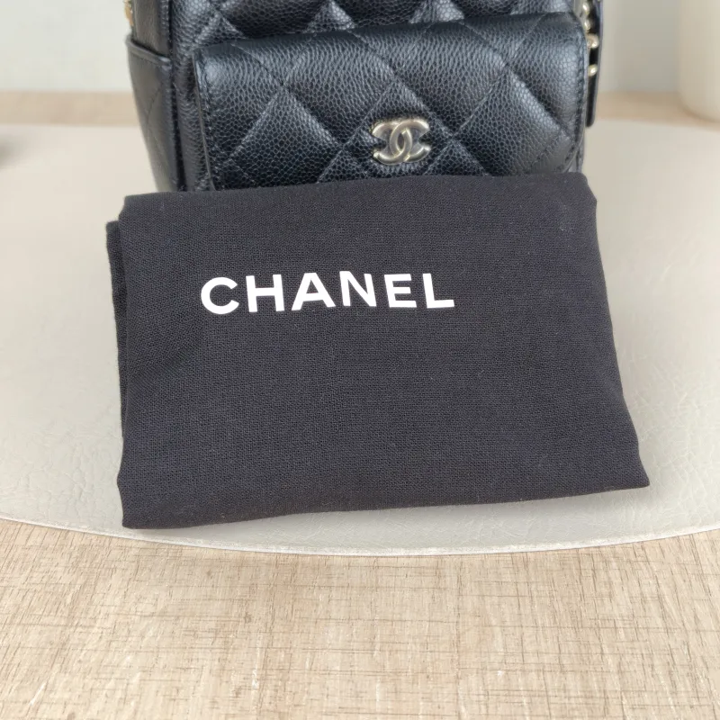 Chanel Backpack mini Backpack Collection Black Grained Calfskin One Size 13 × 9 × 18 cm — detail view 3 of 13