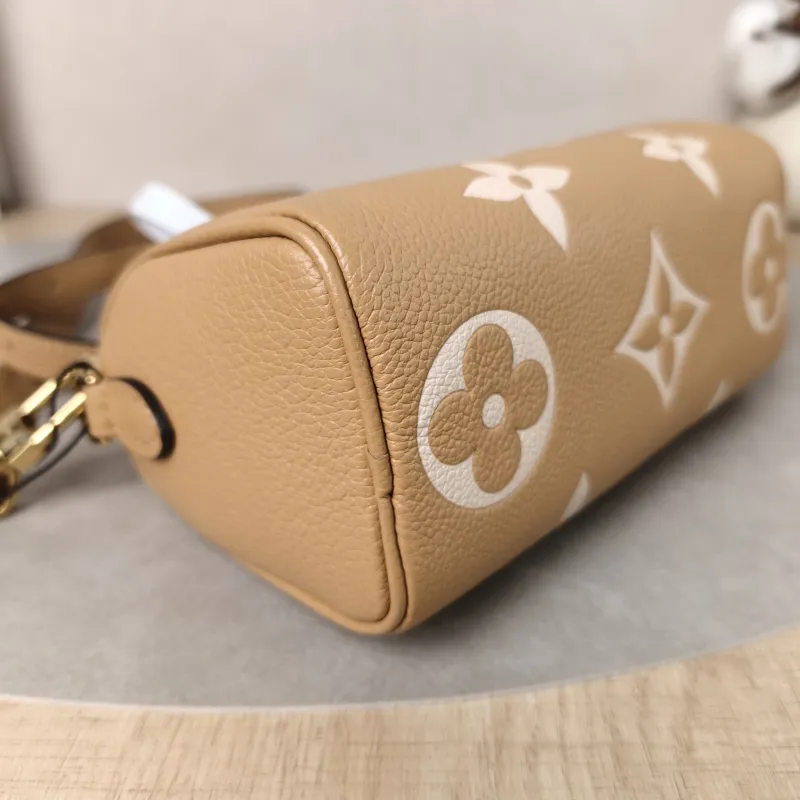 Louis Vuitton Crossbody Bag Speedy Nano · White Empreinte Embossed Calfskinnano16 × 7.5 × 10 cm — detail view 7 of 14