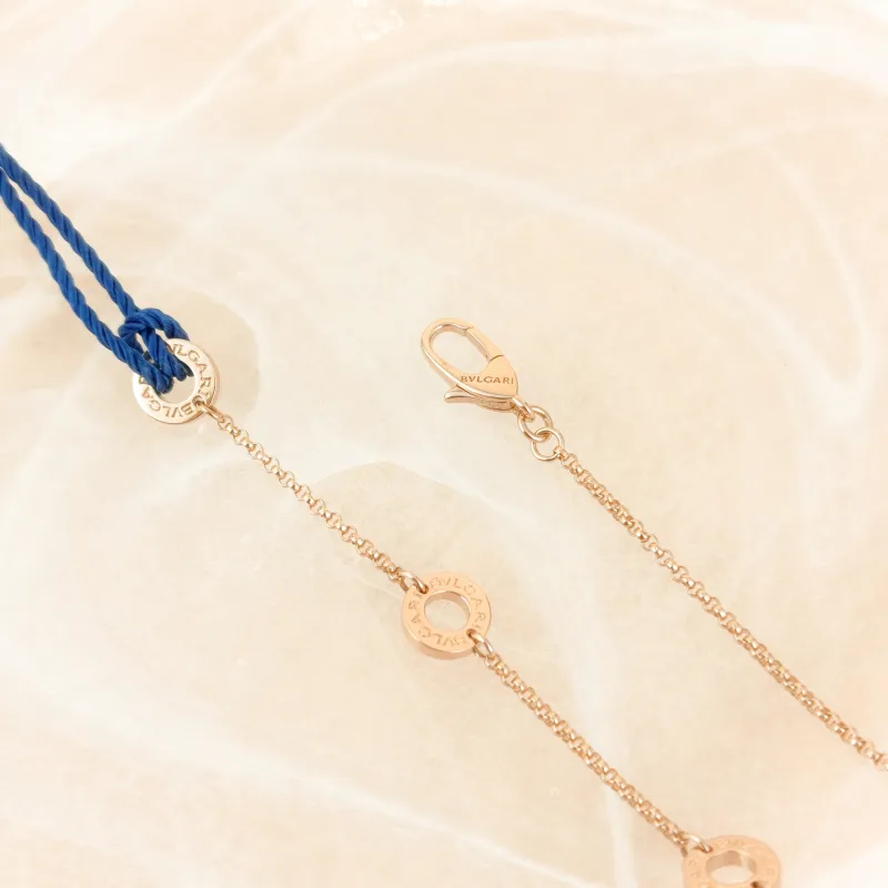 Bvlgari Necklace B.zero1 Rose Gold Diamond18KR ose Gold One Size 44cm — cover view 7 of 9
