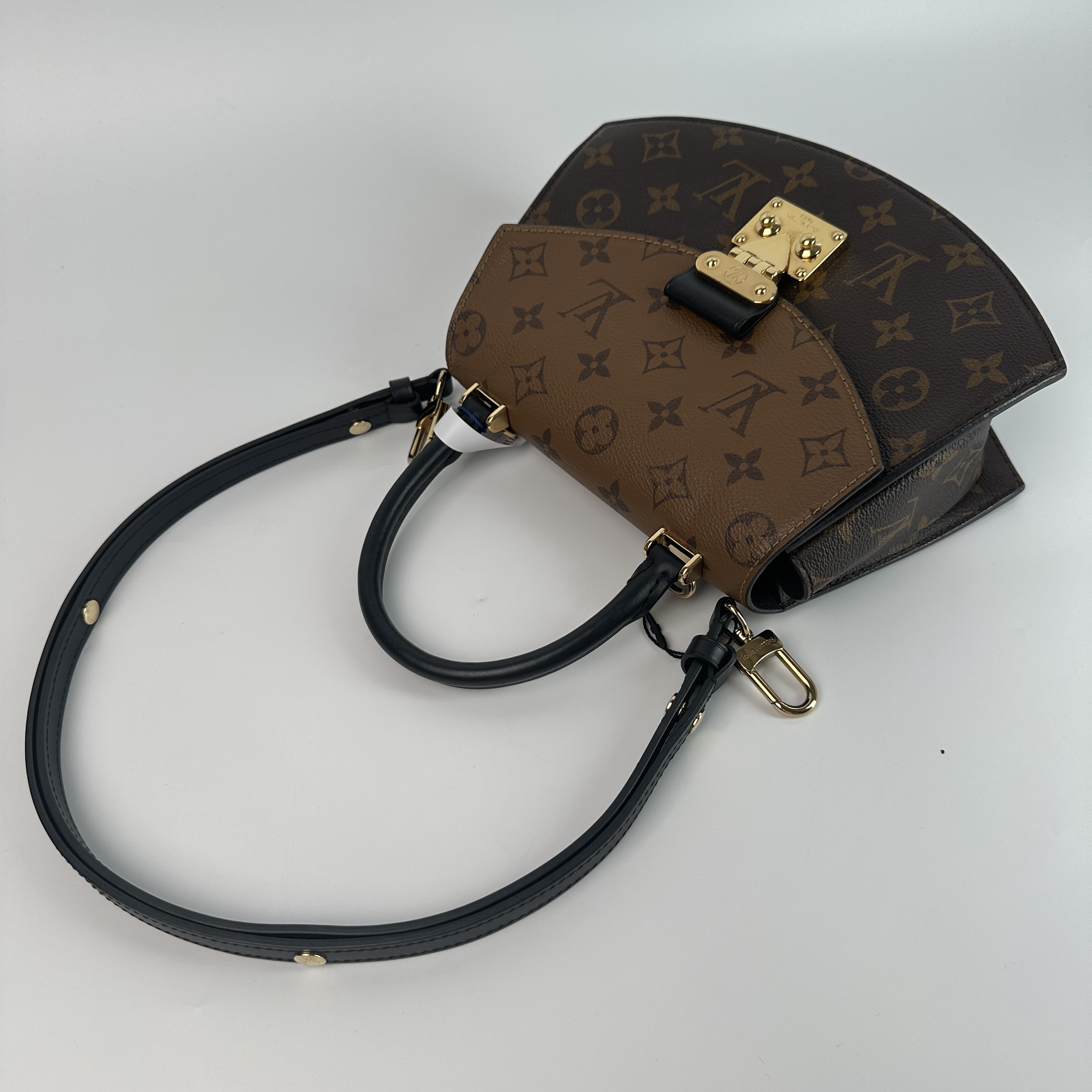 Louis Vuitton Crossbody Bag Brown PVC Medium — cover view 12 of 16