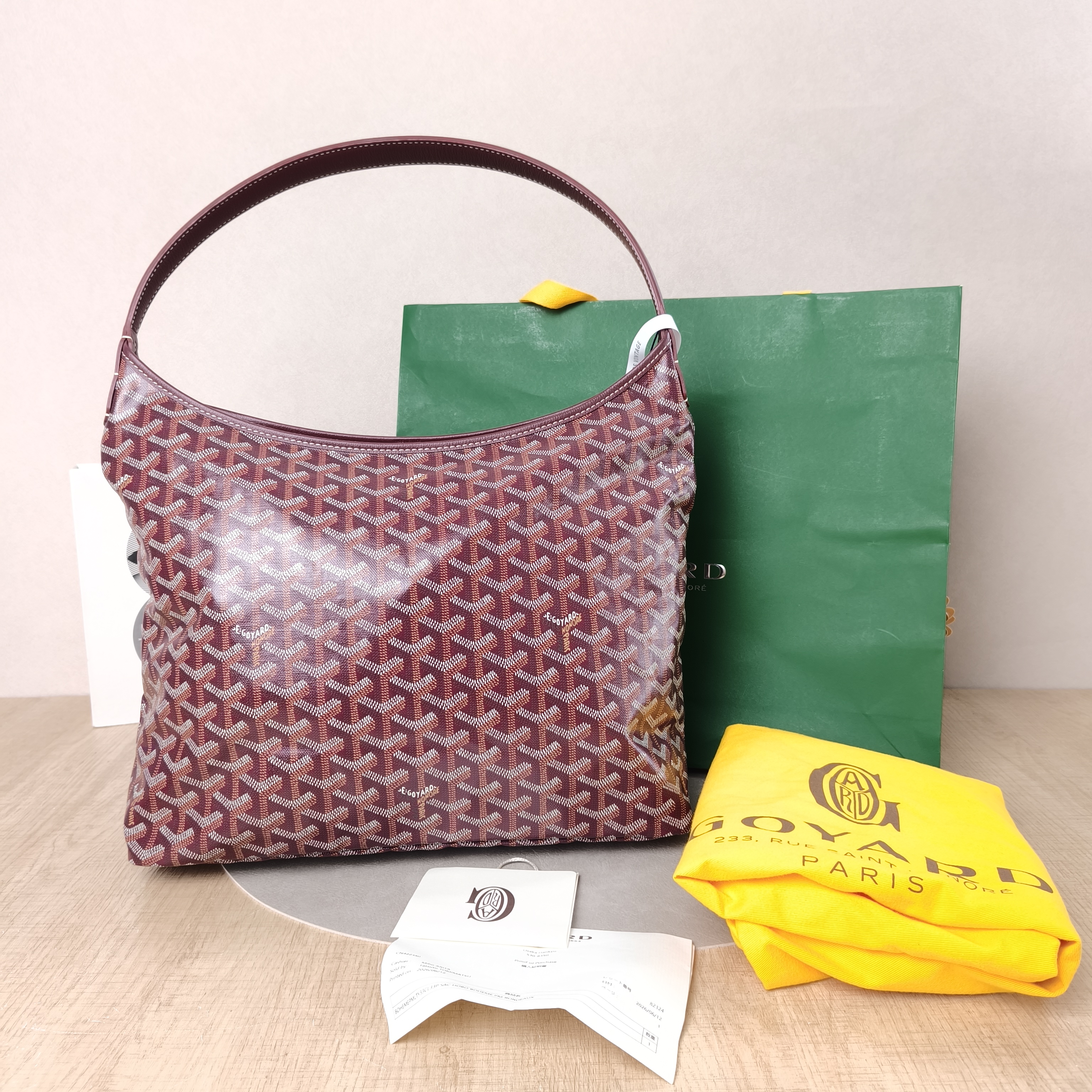 GOYARD Shoulder Bag Boheme Hobo Red PVC Small43 × 14 × 27 cm — cover view 4 of 6