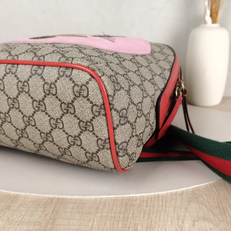 GUCCI Backpack Embroidered Backpack Monogram PVC One Size 22 × 11 × 27 cm — detail view 10 of 10