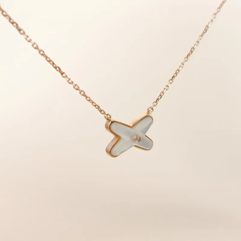 CHAUMET Necklace Jeux de Liens · Collection · Necklace Diamond18KR ose Gold One Size 40cm — cover view 3 of 13