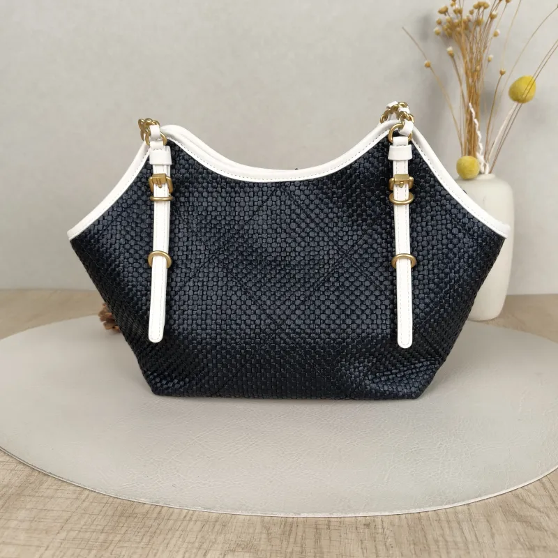 Chanel Shoulder Bag White Woven One Size19 × 7 × 20 cm — cover view 9 of 9