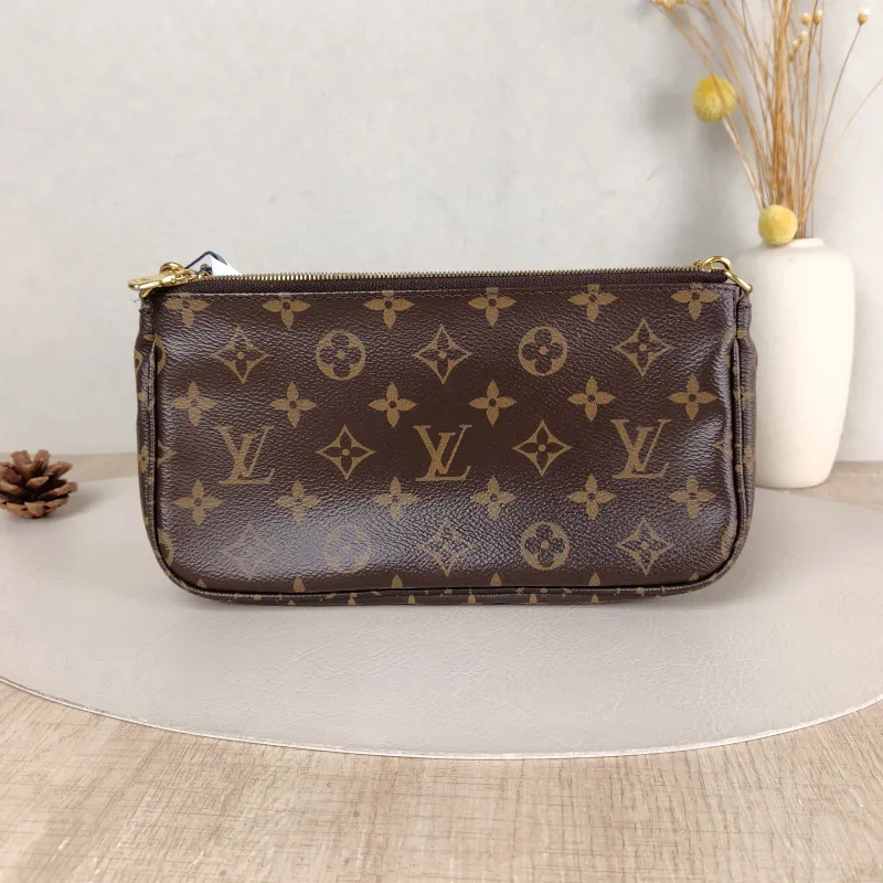 Louis Vuitton Crossbody Bag Multi Pochette Accessoires Shoulder Strap PVC Small 24 × 4 × 13.5 cm — cover view 2 of 5