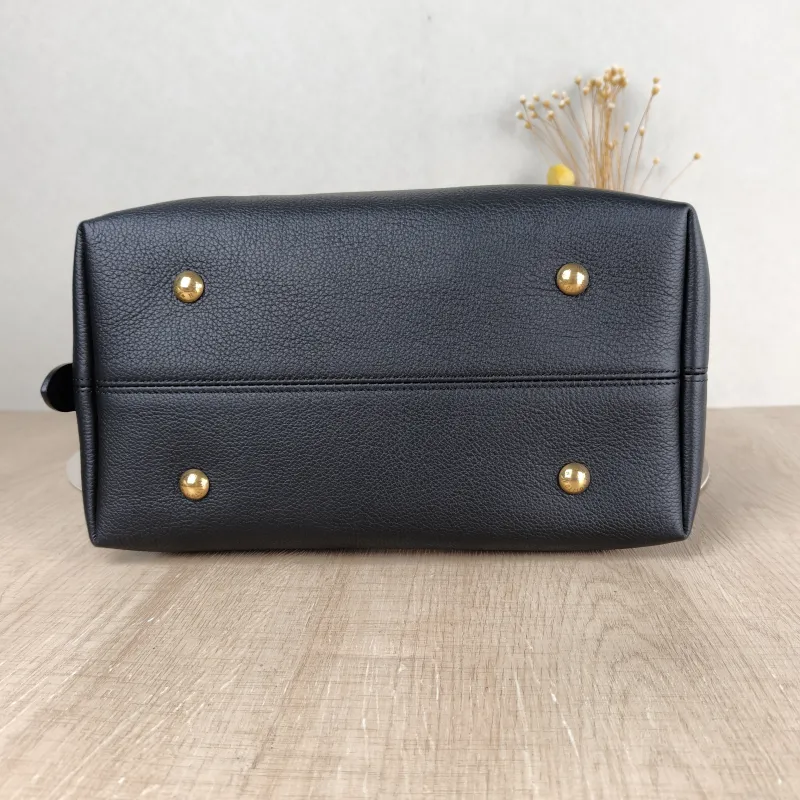 Louis Vuitton Shoulder Bag Low Key Hobo Shoulder Bag Black Calfskin Medium 31 × 18 × 35 cm — cover view 3 of 5