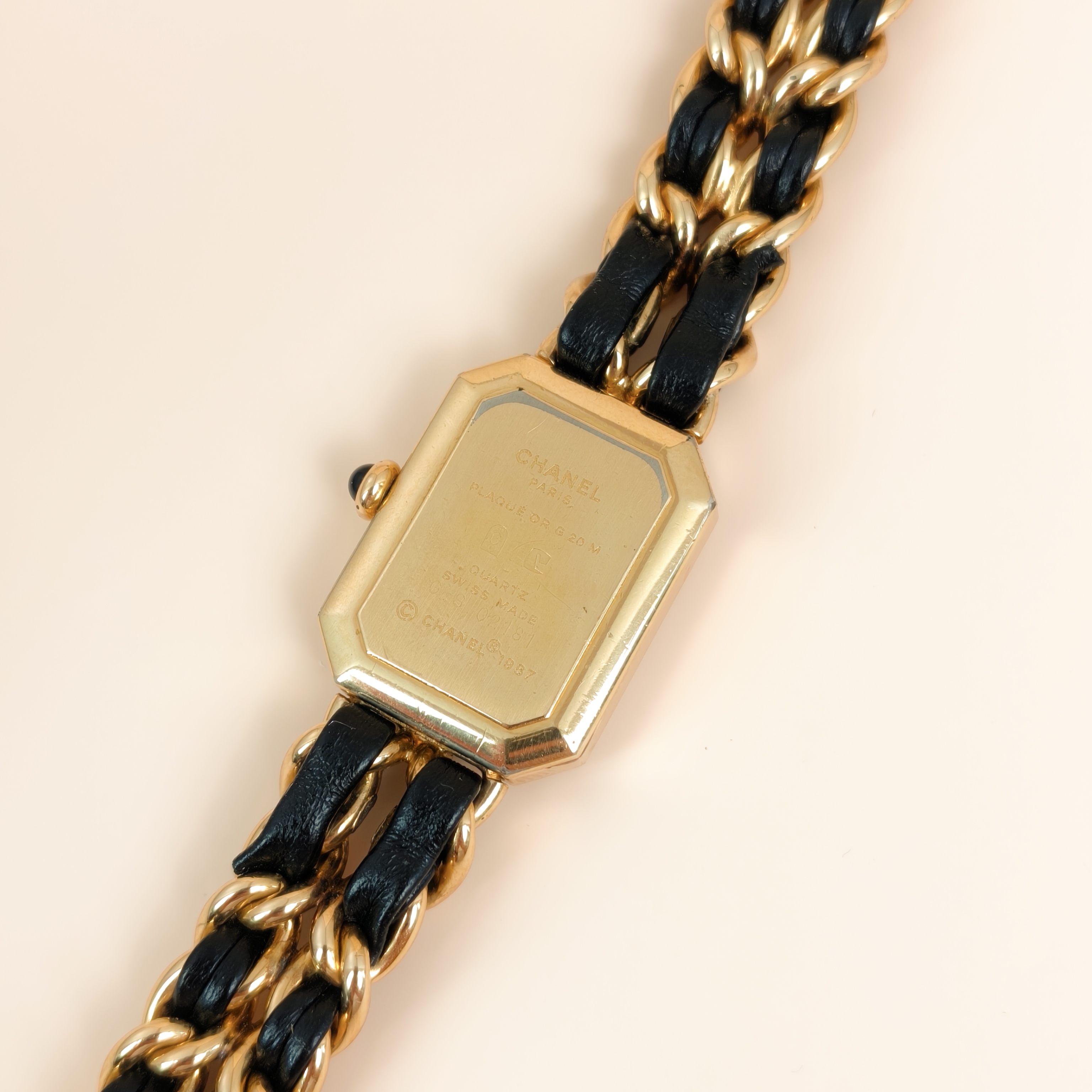 Chanel Watch Première Édition Originale Black with Gold-Tone Hardware Black with Gold-Tone Hardware L 26.1mm x 20mm — cover view 4 of 8